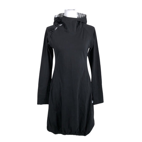Unisex Taimi - Trikotaažist kleit, suurus 36 - Must ()
