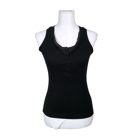 Unisex Mexx - Trikotaažist topp, suurus 34 - Must ()