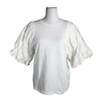 Unisex Selected - Trikotaažist pluus, suurus 40 - Valge ()