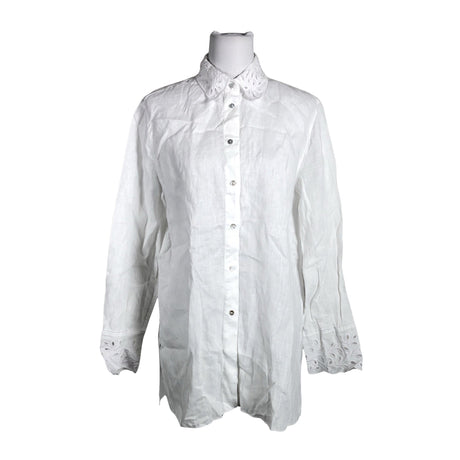 Unisex Massimo Dutti - Triiksärk, suurus 40 - Valge ()