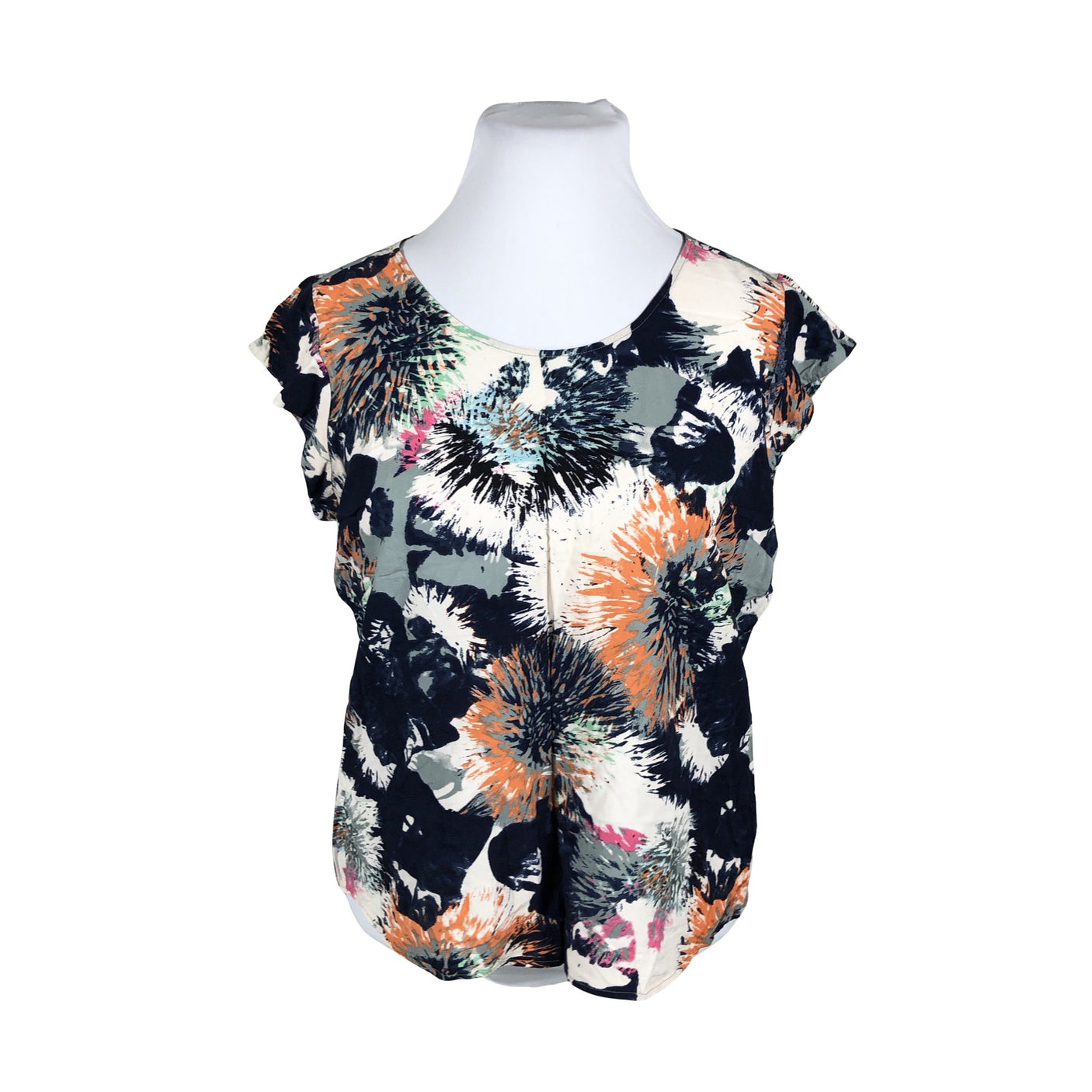 Unisex Saint Tropez - Lühikeste käistega pluus, suurus 42 - Sinine (1)