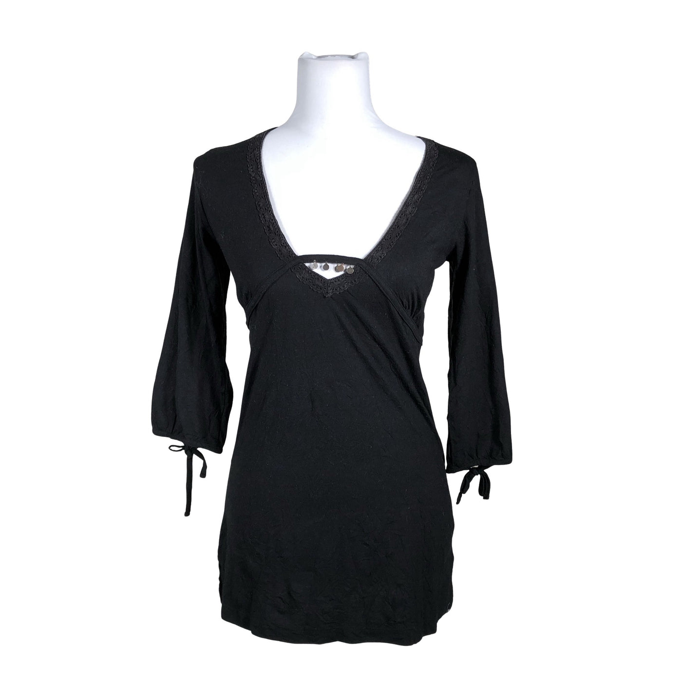 Unisex Tom Tailor - Trikotaažist pluus, suurus 36 - Must (1)