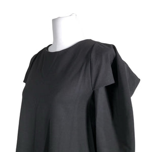 Unisex Nola - Trikotaažist kleit, suurus 38 - Must (2)