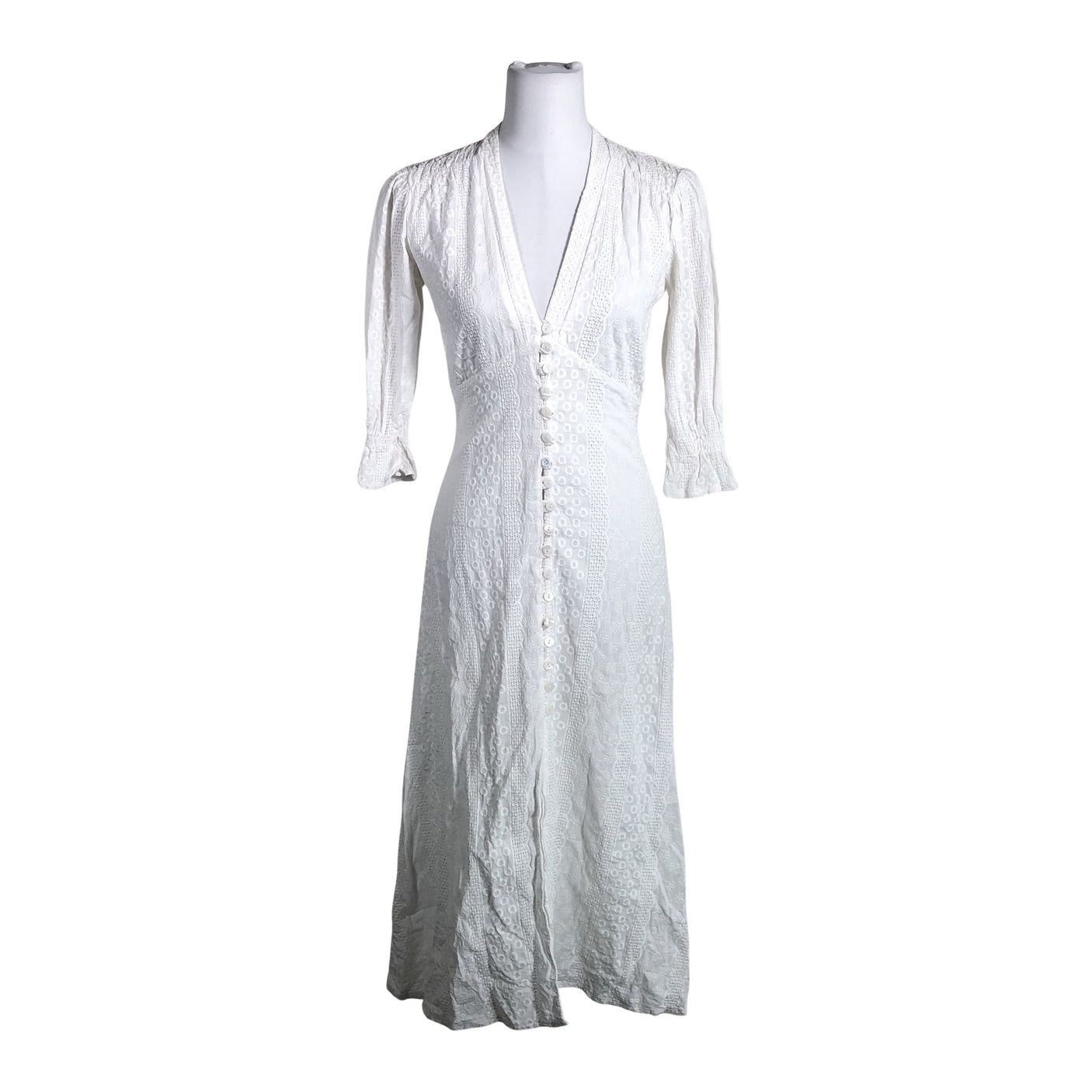 Unisex Bypias - Mitteveniv kleit, suurus 36 - Valge (1)