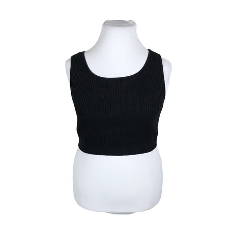Unisex NOSH - Trikotaažist topp, suurus 42 - Must ()