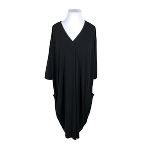 Unisex Evans - Trikotaažist kleit, suurus 50 - Must (1)