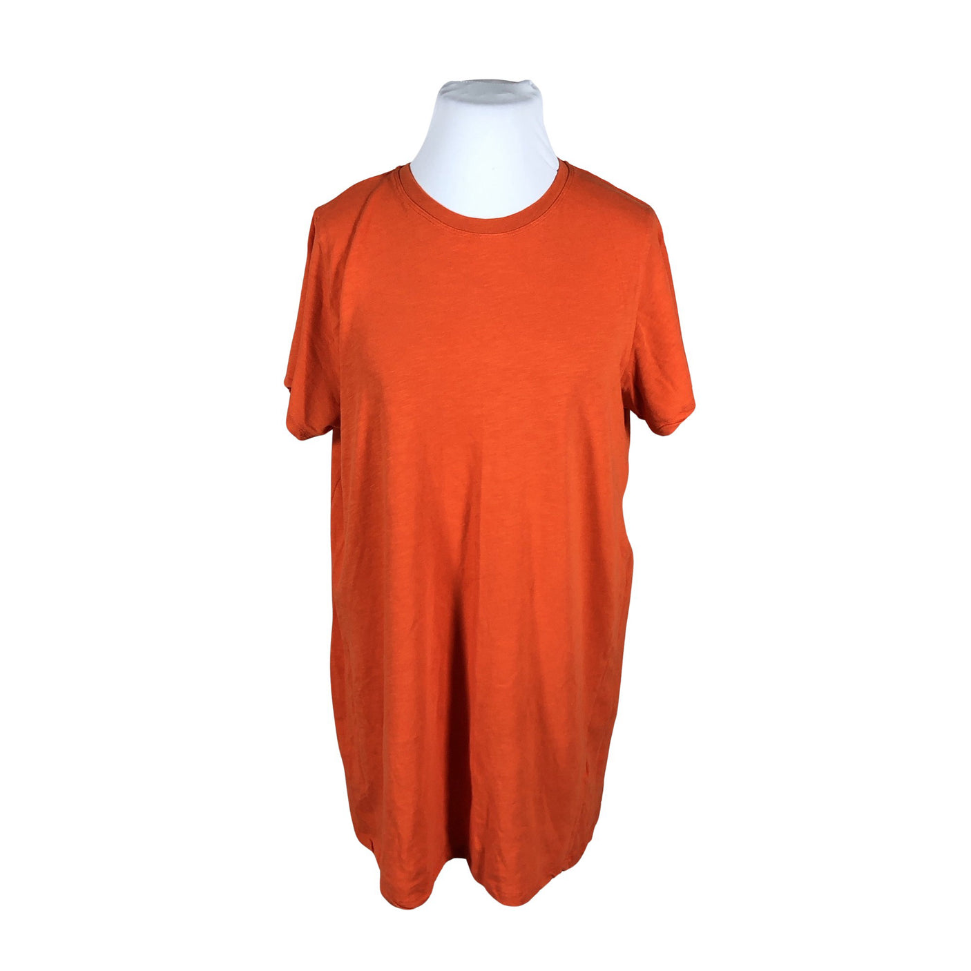 Unisex Lindex - Trikotaažist kleit, suurus 44 - Oranž (1)
