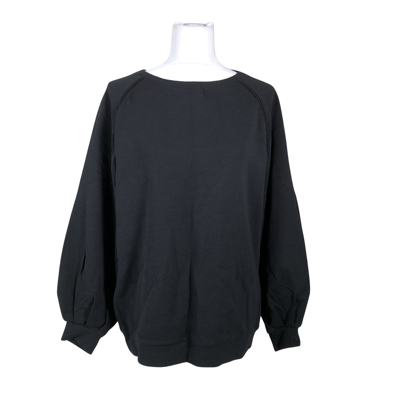 Unisex NOSH - Trikotaažist pluus, suurus 38 - Must (1)