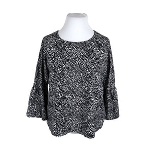Unisex Aarrelabel - Trikotaažist pluus, suurus 42 - Must (1)