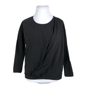 Unisex NOSH - Trikotaažist pluus, suurus 42 - Must (1)