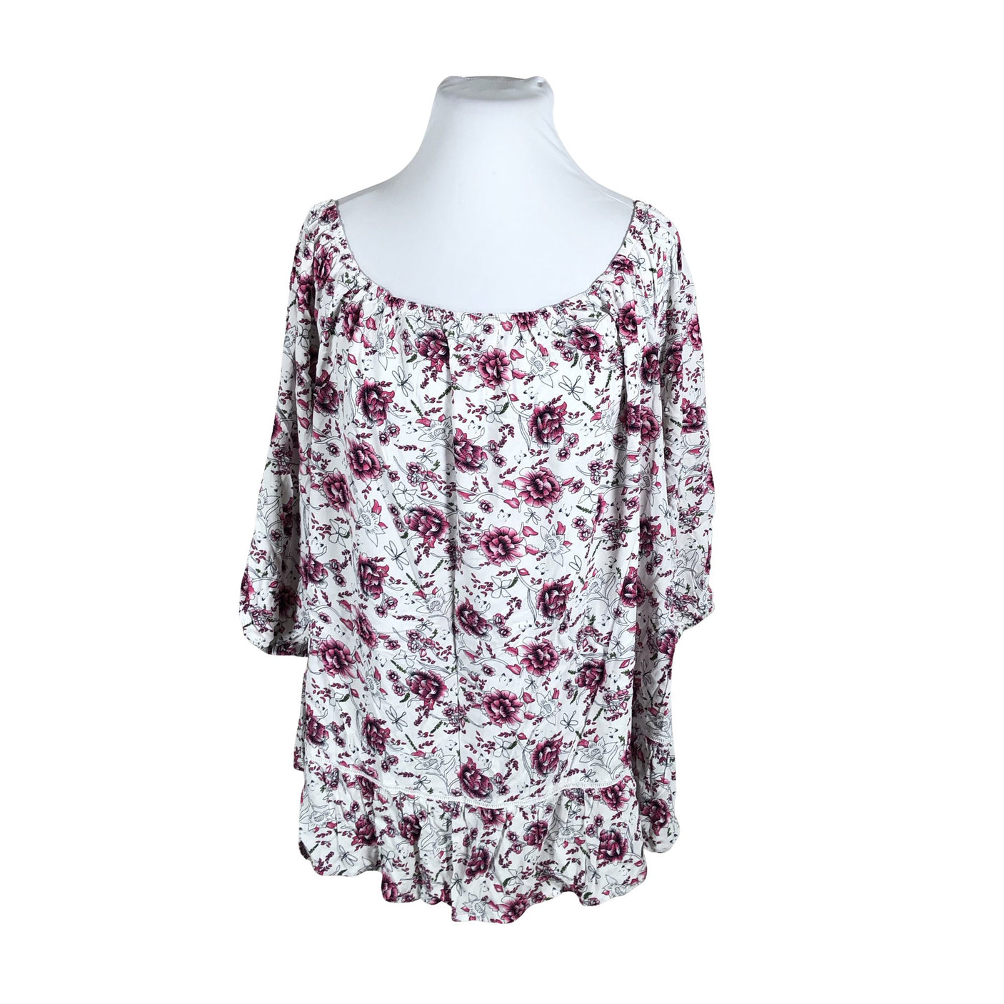 Unisex Ulla Popken - Mitteveniv tuunika, suurus 54 - Roosa (1)