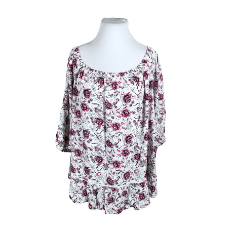 Unisex Ulla Popken - Mitteveniv tuunika, suurus 54 - Roosa ()