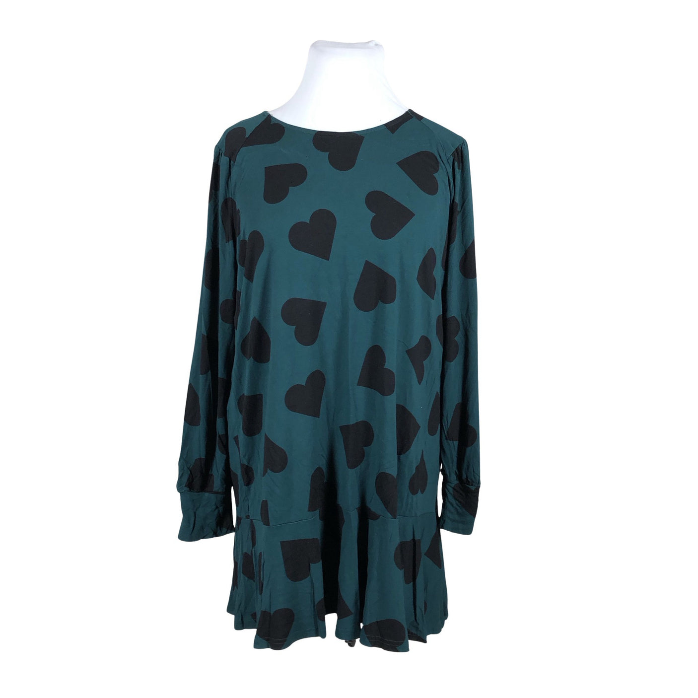 Unisex Nanso - Trikotaažist kleit, suurus 44 - Roheline (1)