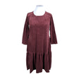 Unisex Babadum - Trikotaažist kleit, suurus 44 - Veinipunane ()