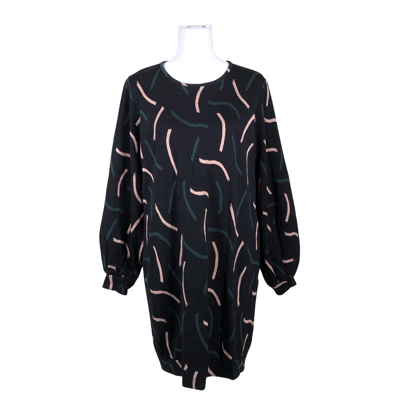 Unisex NOSH - Trikotaažist kleit, suurus 38 - Must (1)