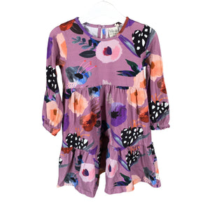 Unisex Ma-ia Family - Trikotaažist kleit, suurus 98 - 104 - Lilla (1)