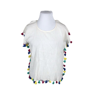 Unisex Capo - Lühikeste käistega pluus, suurus 42 - Looduslik valge (1)