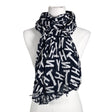 Unisex Tommy Hilfiger - Õhuke sall, suurus Maxi - Sinine ()