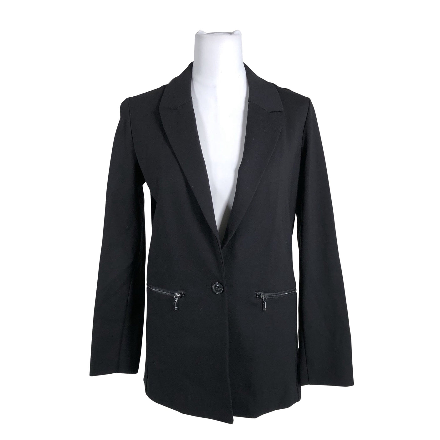 Unisex s.Oliver - Dressikangast jakk, suurus 34 - Must (1)