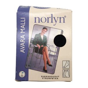 Unisex Norlyn - Sukkpüksid, õhukesed, suurus 38 - Must (1)
