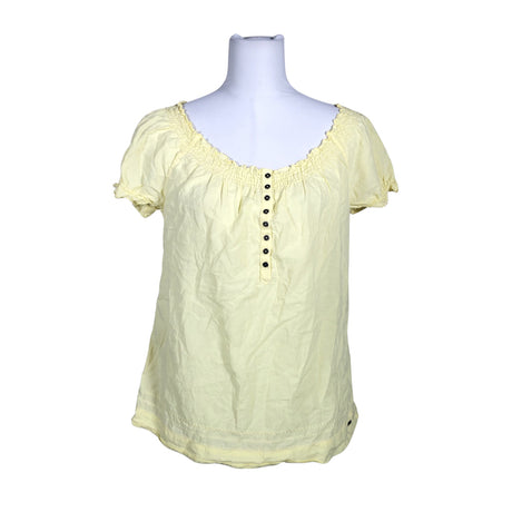 Unisex Tommy Hilfiger - Lühikeste käistega pluus, suurus 38 - Kollane ()