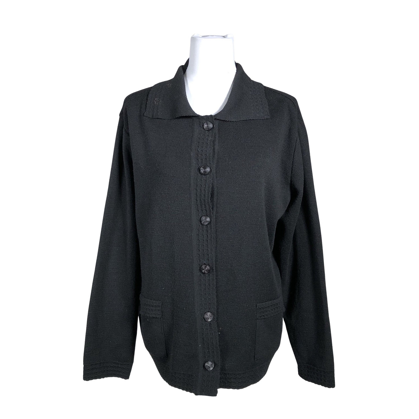 Unisex Brenda - Kardigan, suurus 38 - Must (1)