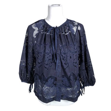 Unisex Ted Baker - Lühikeste käistega pluus, suurus 38 - Sinine ()