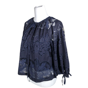 Unisex Ted Baker - Lühikeste käistega pluus, suurus 38 - Sinine (3)