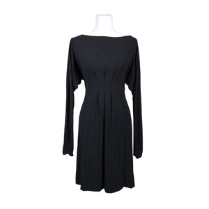 Unisex Muotikuu - Trikotaažist kleit, suurus 36 - Must (1)