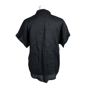Unisex Sand - Lühikeste käistega pluus, suurus 34 - Must (3)
