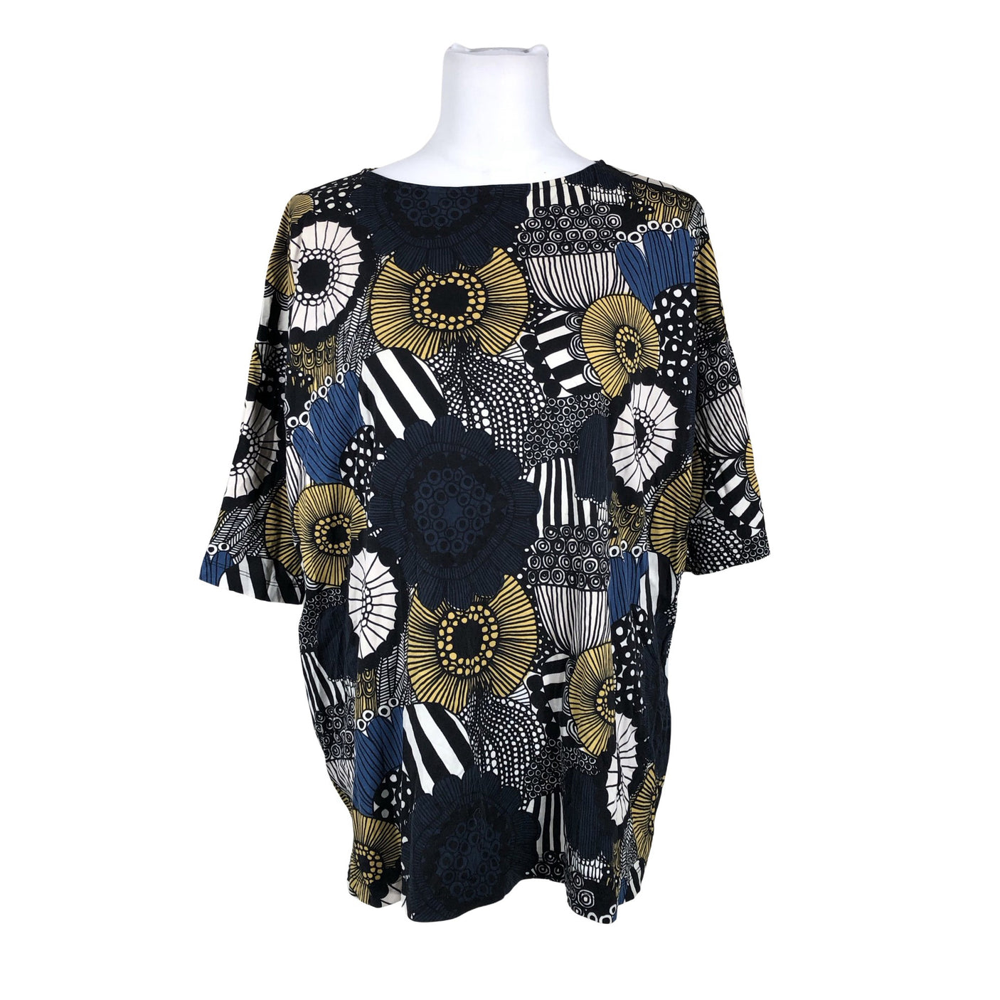 Unisex Marimekko - Trikotaažist pluus, suurus 38 - Sinine (1)