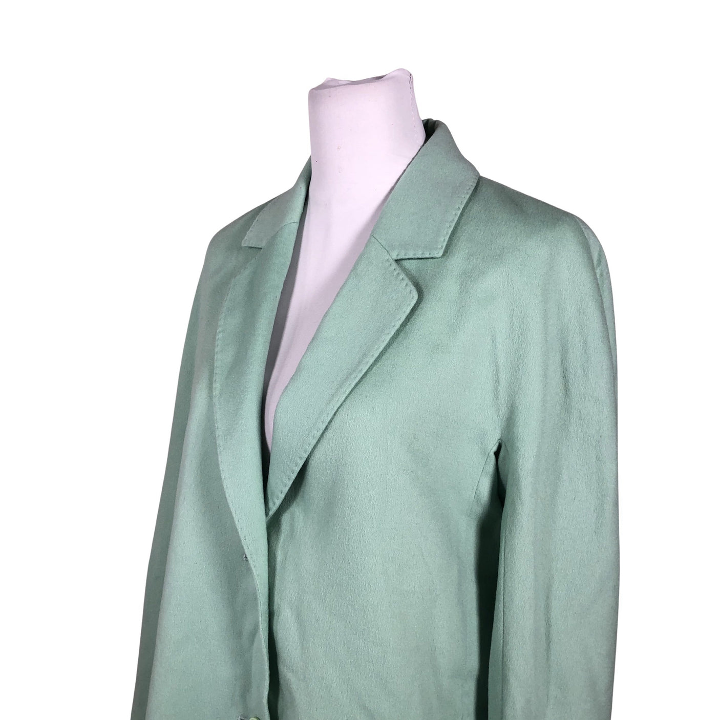 Unisex Cinzia Rocca - Villane mantel, suurus 40 - Roheline (2)