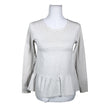 Unisex NOSH - Trikotaažist pluus, suurus 34 - Valge ()