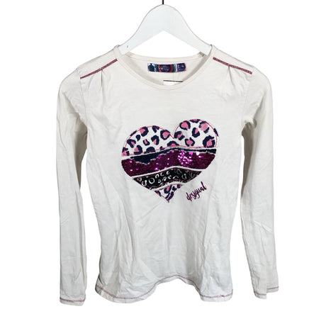 Unisex Desigual - Trikotaažist pluus, suurus 158 - 164 - Valge ()