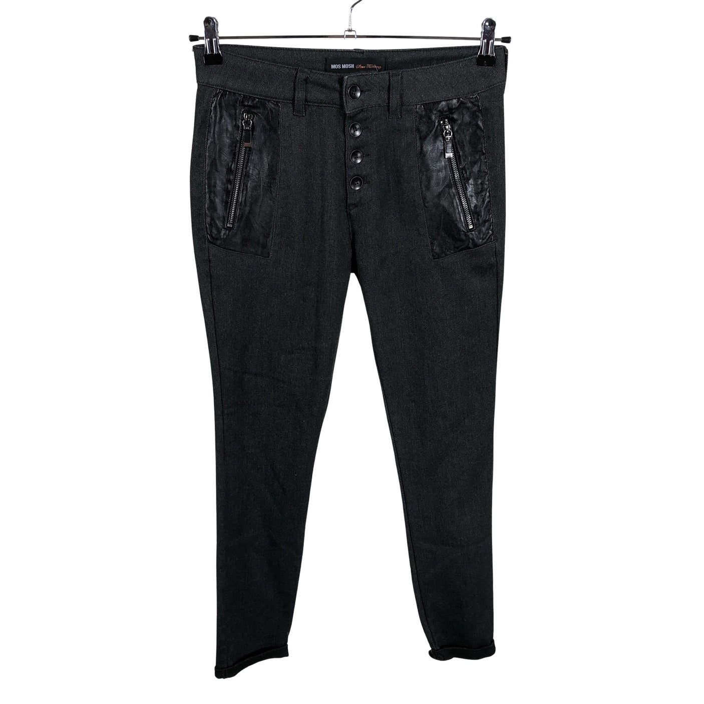Unisex Mos Mosh - Mittevenivad püksid, suurus 36 - Hall (1)