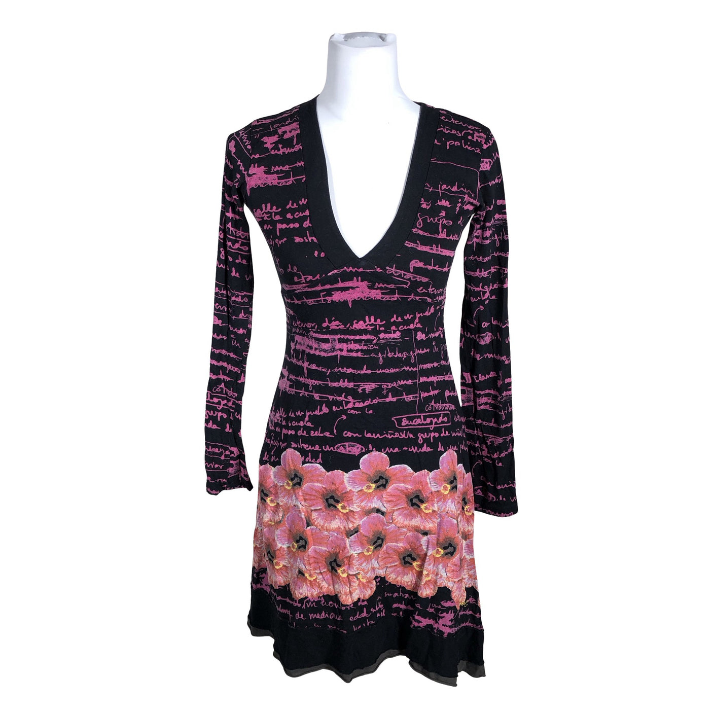 Unisex Desigual - Trikotaažist kleit, suurus 36 - Must (1)