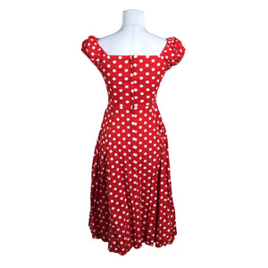 Unisex Collectif - Mitteveniv kleit, suurus 34 - Punane (2)