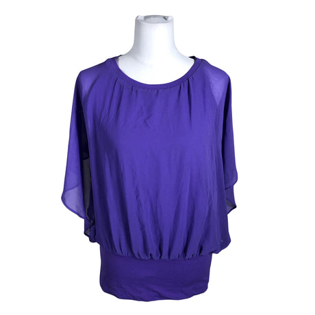 Unisex Soyaconcept - Lühikeste käistega pluus, suurus 40 - Lilla ()