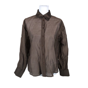 Unisex Mötivi - Pluus, suurus 38 - Pruun (1)