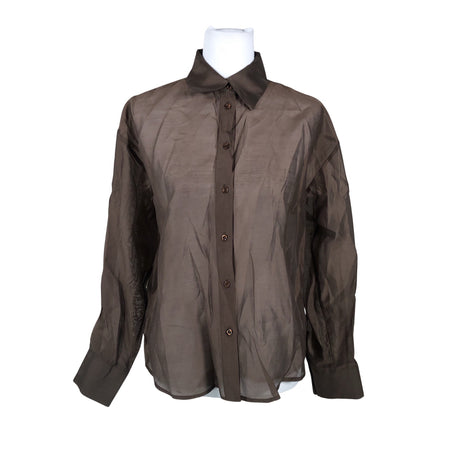 Unisex Mötivi - Pluus, suurus 38 - Pruun ()