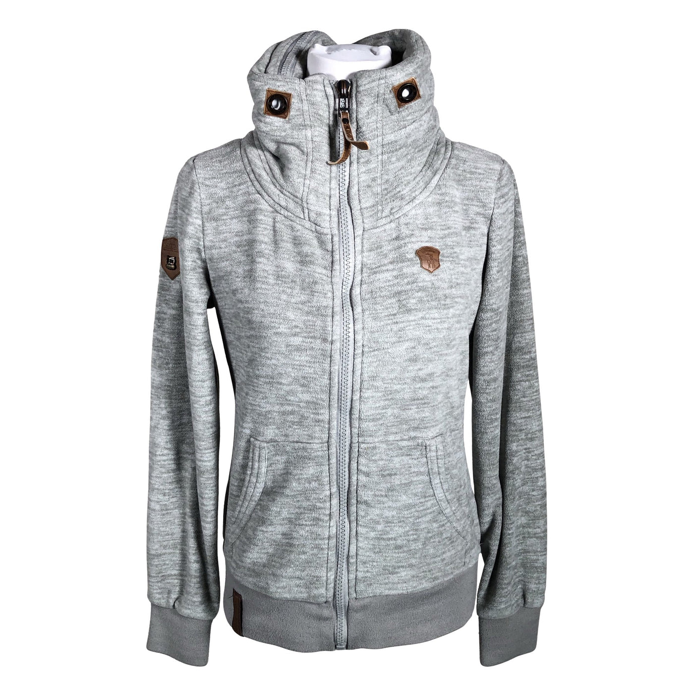 Unisex Naketano - Fliisjakk, suurus 38 - Hall (1)