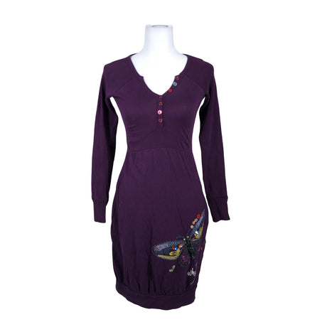 Unisex Desigual - Trikotaažist kleit, suurus 36 - Lilla ()