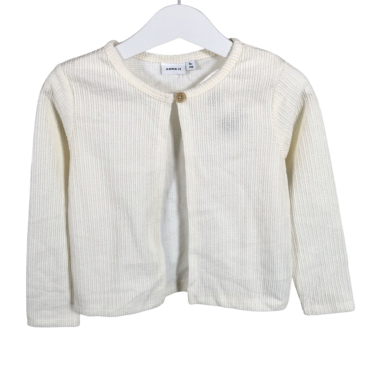 Unisex Name It - Kardigan, suurus 104 - 110 - Looduslik valge (1)