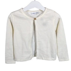 Unisex Name It - Kardigan, suurus 104 - 110 - Looduslik valge (1)