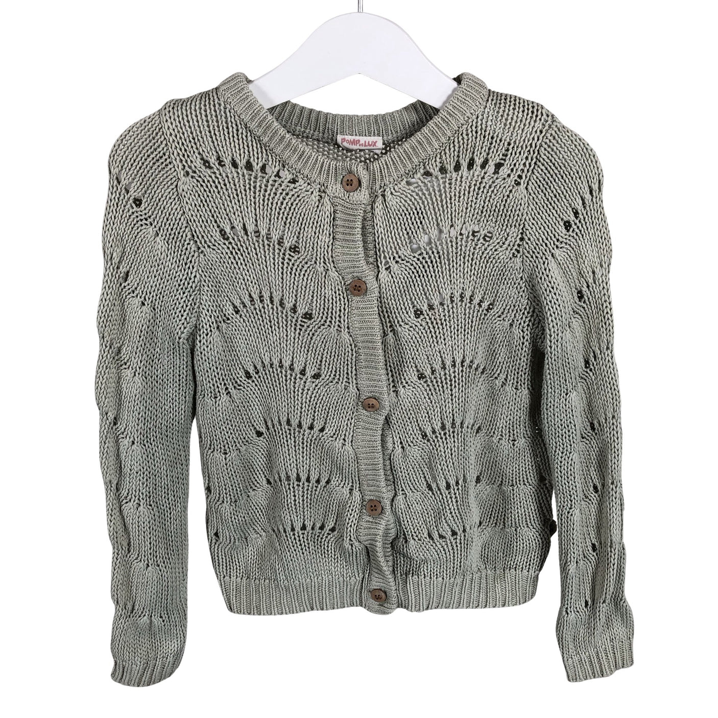 Unisex POMPdeLUX - Kardigan, suurus 98 - 104 - Roheline (1)