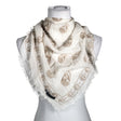 Unisex Alexander McQueen - Õhuke sall, suurus Maxi - Valge ()