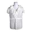 Unisex Voglia - Lühikeste käistega pluus, suurus 40 - Valge ()