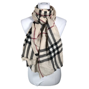 Unisex Burberry - Õhuke sall, suurus Midi - Beige (1)