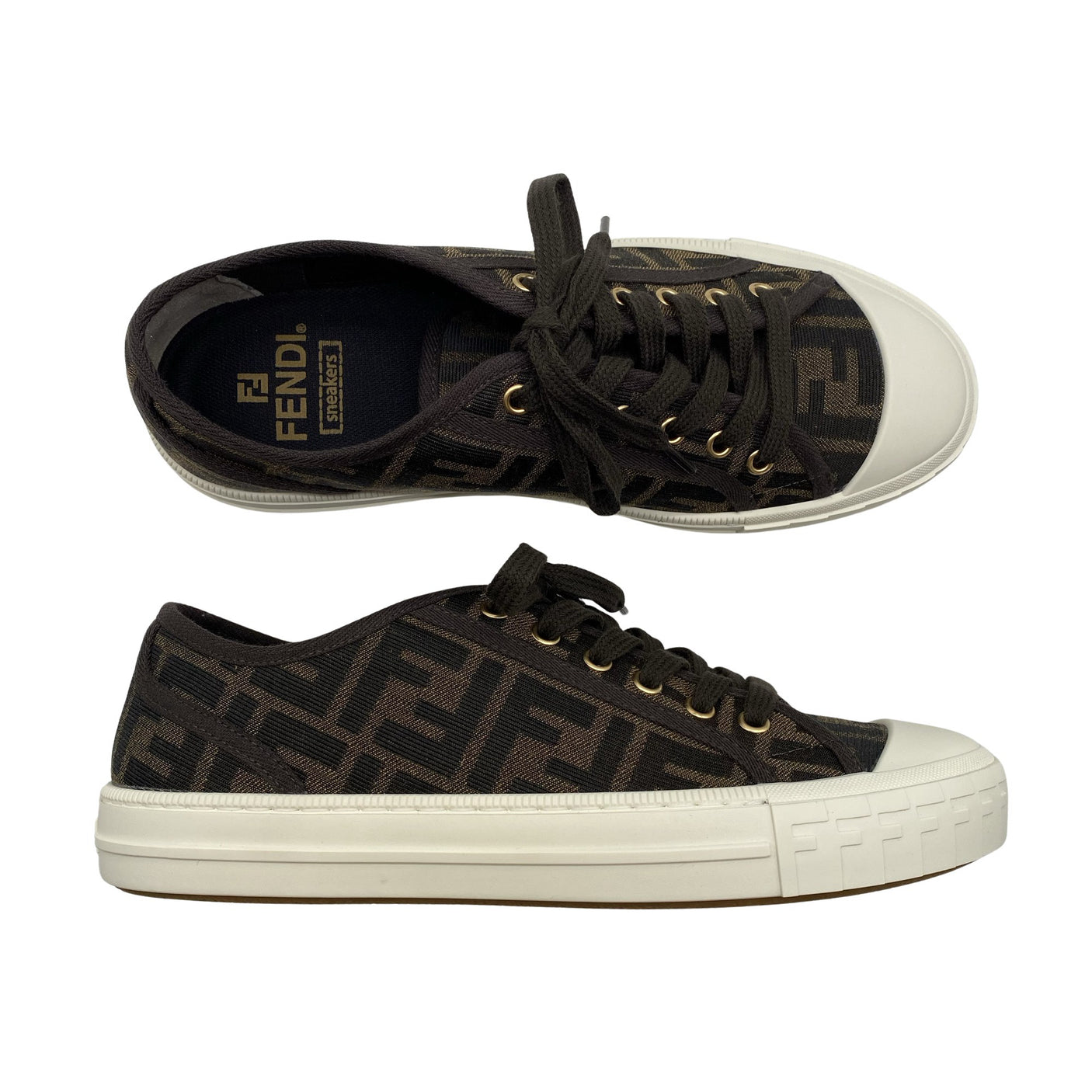 Unisex Fendi - Tennised, suurus 39 - Pruun (1)
