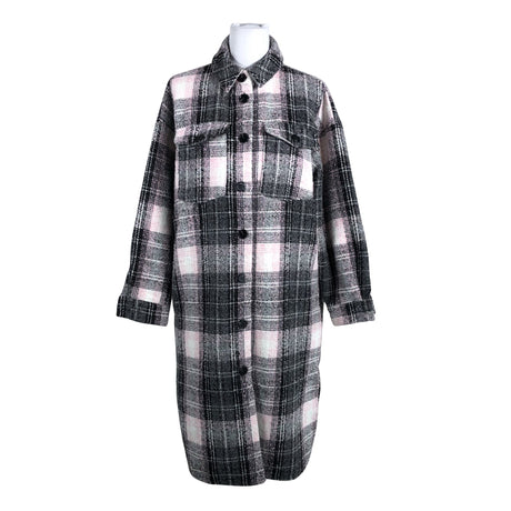 Unisex Ichi - Villane mantel, suurus 38 - Heleroosa ()